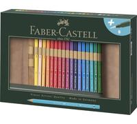 Faber-Castell 117530 Albrecht Dürer Matite Acquerellabili, Astuccio Roll-up con 30 Matite, Set Matite Colorate Professionali con Pigmenti Idrosolubili che si Trasformano con Poche Pennellate