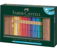 Faber-Castell 117530 Albrecht Dürer Matite Acquerellabili, Astuccio Roll-up con 30 Matite, Set Matite Colorate Professionali con Pigmenti Idrosolubili che si Trasformano con Poche Pennellate