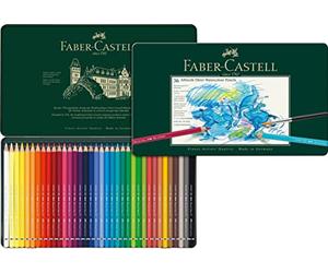 Faber-Castell 117536 Albrecht Dürer Matite Acquerellabili, Barattolo con 36 Matite, Mina da 3,8 mm, Set Matite Colorate Professionali con Pigmenti Idrosolubili che si Trasformano con Poche Pennellate