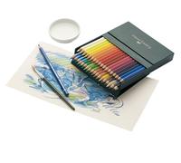 Faber-Castell 117538 Albrecht Dürer Matite Acquerellabili, Astuccio da Studio con 36 Matite, Set Matite Colorate Professionali con Pigmenti Idrosolubili che si Trasformano con Poche Pennellate