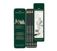Faber-Castell Scatola Metallo 6 Matite CASTELL9000 Gradazioni Assortite