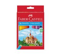 FABER-CASTELL Hexagonal-Buntstifte ECO, 36er Kartonetui, multicoloured