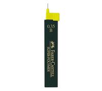 Faber-Castell 120301 - Piombo fine Super Polymer, 0,35 mm, durezza B, 12 pezzi