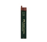 Faber-Castell 120513 - Piombo fine Super Polymer, 0,5 mm, durezza 3H, 12 pezzi