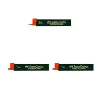 Faber-Castell 120901 - Mine sottili super polimeriche, 1,0 mm, durezza B, 12 pezzi (Confezione da 3)