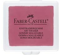 Faber-Castell 127321 - Gomma per cancellare Art Eraser, in scatola di plastica, 1 pezzo, assortito giallo, rosso, blu
