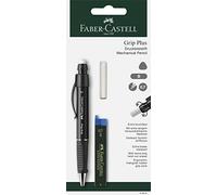 Faber-Castell 130997 portamine, colori assortiti, 0,7mm + mine B + gomma