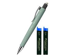 Faber-Castell 133365 - Portamine Poly Matic, 0,7 mm, colore: Verde menta + ricariche