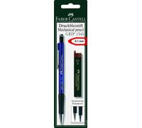Faber-Castell 133496 - Matita meccanica GRIP con 12 mina, durezza B, spessore mina 0,5 mm, nessuna selezione di colore possibile
