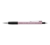 FABER-CASTELL 134527 - Portamine Grip 1345 rose shadows, grado di durezza B, spessore mina 0,5 mm, con gomma integrata, 1 pezzo