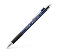 Faber-Castell 134751 - Matita meccanica GRIP 1347 blu navy, durezza B, spessore mina 0,7 mm, con gomma integrata, 1 pz.