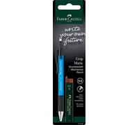 FABER-CASTELL 137598 - Portamine Grip Matic, 0,5 mm, con 12 mine di ricambio, colori assortiti, non è possibile scegliere il colore