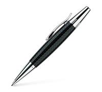 Faber-Castell 138351 Portamine e-motion in resina con incisione Parquet, nera