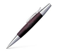 Faber-Castell 138381 Portamine e-motion chrome wood, legno di pero moka