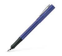 Faber-Castell 140904 - Penna stilografica Grip 2011, B blu