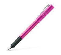 Faber-Castell 140914 penna stilografica Grip 2010, M Rosa/Arancione