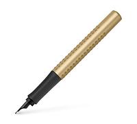 FABER-CASTELL 140932 - Penna stilografica Grip Edition, pennino F, colore: oro