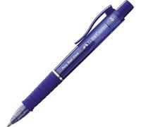 Faber-Castell 145751 - Penna a sfera Poly Ball View, refill XB, blu ammiraglio, 1 pezzo