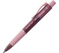 Faber-Castell 145753 - Penna a sfera Poly Ball View, refill XB, rosa ombra, 1 pz.