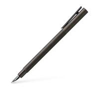 Faber-Castell 146253 - Stilografica Neo Slim in alluminio, larghezza pennino B, canna di fucile