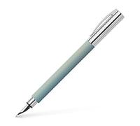 Faber-Castell 147001 - Penna stilografica Ambition OpArt, pennino F, colore: Blu cielo