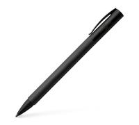 Faber-Castell 147155 - Biro Twist action Ambition All Black, pennino larghezza B, nero