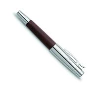 Faber-Castell 148 213 - e-motion Penna Stilografica Legno/cromo, primavera: B, c