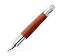 Faber-Castell 148203 Penna stilografica e-motion in legno di pero marrone, B