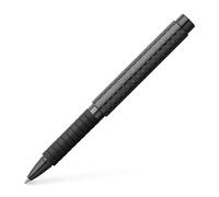 Faber-Castell 148868 - Penna roller Basic Black Carbon, spessore tratto 0,5 mm