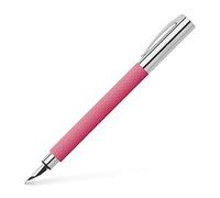 Faber-Castell 149690 - Penna stilografica Ambition OpArt, pennino M, rosa tramonto