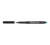 Pennarello Multimark universale permanente con gomma - punta superfine 0,4mm - nero - Faber Castell