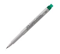 Faber-Castell 1524 Pennarello OHP Non Permanenti Punta Sottile Verde Singolo