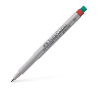 FABER-CASTELL 152421 - Pennarello Multimark S, non permanente, rosso, 1 pezzo