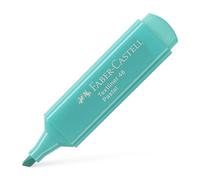Faber-Castell 154658 - Scatola con 10 Marcatori Fluorescenti - Textliner 46 - Tonalità Pastello - Blu Turchese