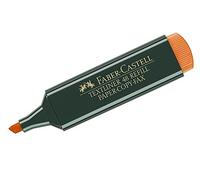 Evidenziatore Textliner 48 - punta di 3 differenti larghezze: 5,0-3,0-1,0mm - arancio - Faber Castell