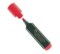 FABER-CASTELL - 154821 - Evidenziatore Textliner 48 - punta di 3 differenti larghezze: 5,0-3,0-1,0mm - rosso - Faber-Castell - 46086 - Conf. da 1 Pz. - 154821