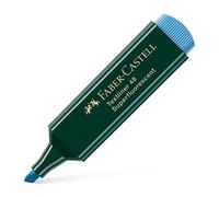 Evidenziatore Textliner 48 - punta di 3 differenti larghezze: 5,0- 3,0-1,0mm - azzurro - Faber Castell