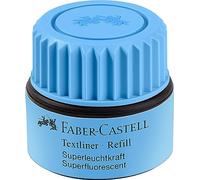 Faber-Castell 154951 - Ricarica per evidenziatore, blu, per evidenziatori 1543, 1546 e 1548