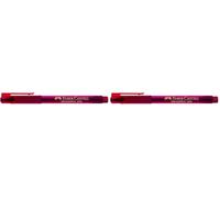Faber-Castell 155421 Rosso penna tecnica (Confezione da 2)