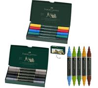 Faber-Castell 160305 Marker acquerellabili, confezione da 5 160306 Marker acquer