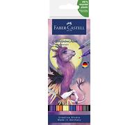 Faber-Castell 164526 - Goldfaber Aqua Dual Marker, Fantasy, con punta a pennello e punta fineliner, confezione da 6