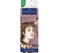 Faber-Castell - Sketch Marker Gofa 6Ct Set Portrait (164812) TOY NUOVO