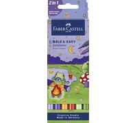 Faber-Castell 164814 - Goldfaber Sketch Marker, 6 pennarelli a base di alcool con punta a pennello e punta fineliner