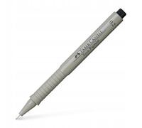 Faber-Castell 166299 - Penna a inchiostro Ecco Pigment 0,2 mm, nero, 1 pezzo