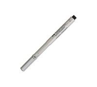 Faber-Castell 166299 - Penna a inchiostro Ecco Pigment 0,2 mm, nero, 1 pezzo