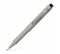 Faber-Castell 166899 - Penna a inchiostro Ecco Pigment 0,8 mm, nero