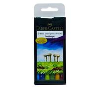 Faber-Castell 167105 - Matita a inchiostro PITT artista pennello Landscape, confezione da 6 pezzi