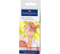 Faber-Castell Manga Shônen Set Penna, 6x B, per Viso e Capelli