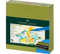 Faber-Castell - India Ink Pitt Artist Pen B (24 Pcs) (167191) Toy NUOVO