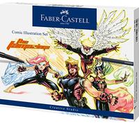 Faber-Castell FC167195AZ - Set di illustrazioni a fumetti, assortito, multi, taglia unica, FC167195AZ